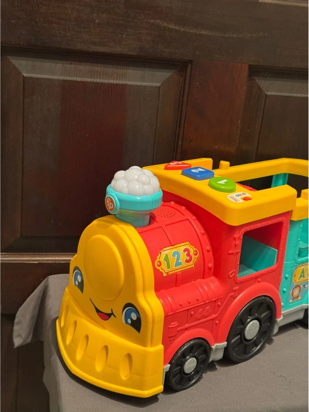 Fisher-Price Little People ABC Express Learning Train Toy Light & Sound Tested